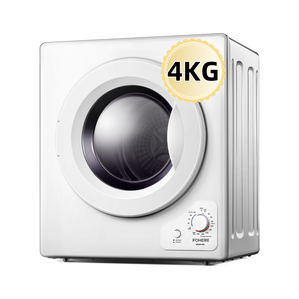 2.9 cu.ft FOHERE Portable Clothes Dryers, Compact Dryer, 1400W