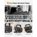 3 in 1 Sandwich Maker, 1200W Waffle Maker, Panini Press Grill, With 5-gear Temperature Control and Removable Plates ,Nonstick Surface, Black
