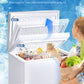 Chest Freezer 7.0 Cubic Feet, Deep Freezer with 3 Removable Storage Baskets