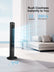 FOHERE Tower Fan for Home, 40" Oscillating Quiet DC Motor Cooling Fan with Remote Control, 12 Speeds, 4 Modes and Timer, Standing Floor Fans Safe for Bedroom and Home Office Use, Black