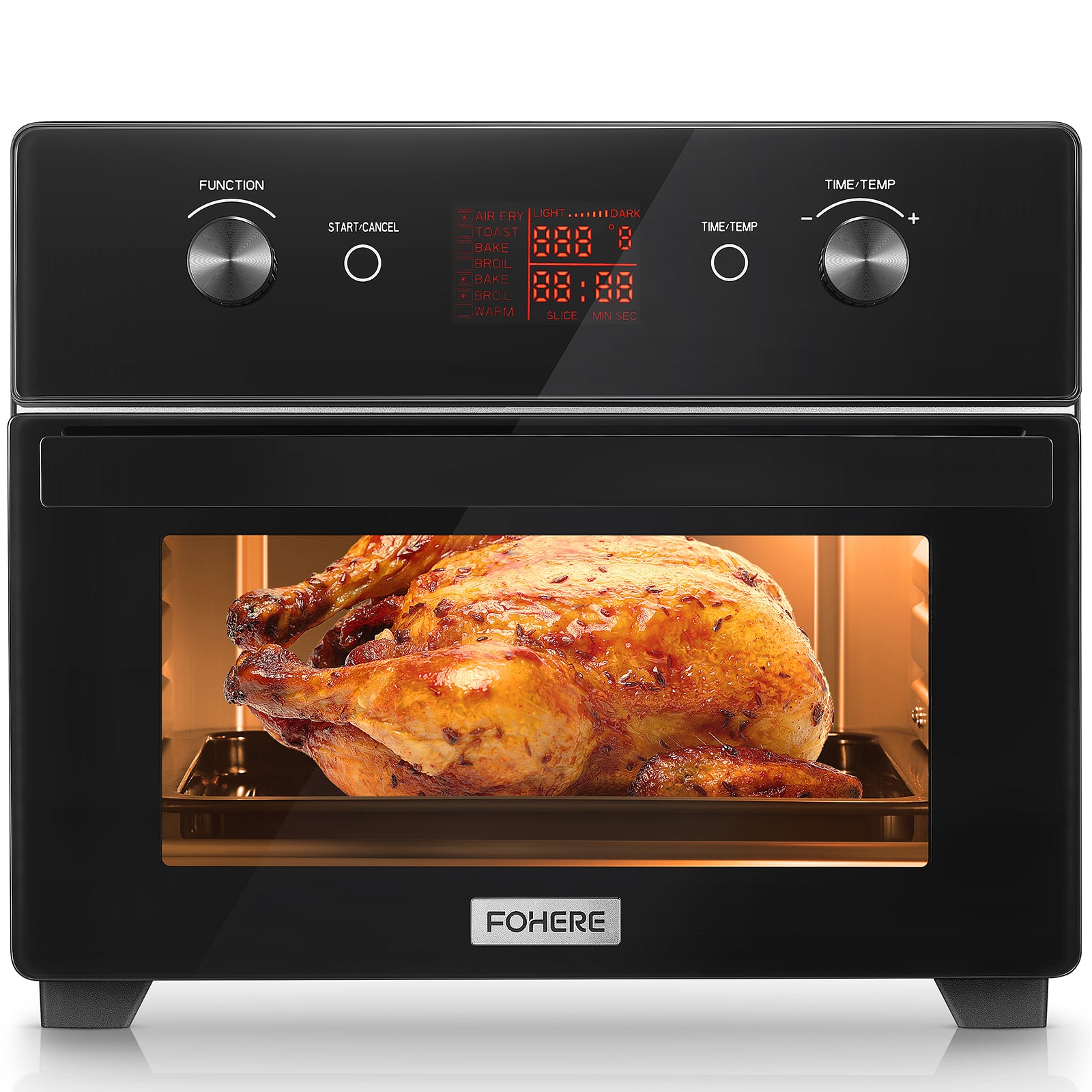 FOHERE Air Fryer Toaster Oven Combo, 20QT Smart Convection Ovens