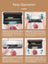 Vacuum Sealer Machine, FOHERE 70KPa Automatic Food Sealer With 2 Modes, Air Sealing System for Food Storage, External Suction Pipe for Jar Food Storage, Touch Screen, Led Indicator Lights(Silver)