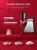coarse grating cone, FOHERE Electric Cheese Grater Shredder, Electric Vegetable Slicer Professional Salad Shooter for Home Kitchen Use, One-Touch Easy Control, Salad Maker Machine for Vegetables, Cheeses, BPA-Free, Red