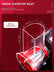 large diameter inlet, FOHERE Electric Cheese Grater Shredder, Electric Vegetable Slicer Professional Salad Shooter for Home Kitchen Use, One-Touch Easy Control, Salad Maker Machine for Vegetables, Cheeses, BPA-Free, Red