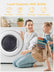 Clothes Dryer, 2.9 cu.ft FOHERE 1400W Vented Tumble Compact Dryer, 5 Auto Drying Mode, White