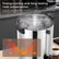 FOHERE 60-Cup Commercial Coffee Urn, 1500W, Stainless Steel Hot Water Dispenser with Adjustable Temp & Water Gauge