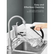 Electric Tea Kettle, Electric Kettle Temperature Control with 9 Presets, 2Hr Keep Warm, Removable Tea Infuser, Stainless Steel Glass Boiler, BPA Free, 1.7L