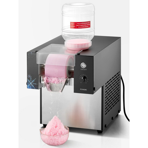 Commercial Snowflake Ice Machine, 176LBS/24H 360W Shaved Ice Machine for Homemade Flakes, Ice Cream, Food Grade Stainless Steel, Suitable for Bakery, Cafe, Restaurant Snack Bar