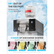 Commercial Snowflake Ice Machine, 176LBS/24H 360W Shaved Ice Machine for Homemade Flakes, Ice Cream, Food Grade Stainless Steel, Suitable for Bakery, Cafe, Restaurant Snack Bar