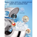 Ice Crusher 660LBS/H, 300W Electric Snow Cone Machine with Dual Blades, Stainless Steel Shaved Ice Machine