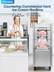 Commercial Ice Cream Machine 2000W, 20-28 L/H Yield Gelato Hard Serve Ice Cream Maker with 7L Stainless Steel Cylinder,LED Panel, Timer, Auto Clean for Restaurants Snack cafes