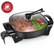 Electric Skillet, 12 inch Deep Non Stick Electric Skillet with Glass Cover, FOHERE Skillet for kicthen, 1360W, Black