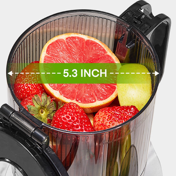 250W Slow Juicer mit 5,3 Zoll breitem Einfüllschacht