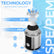 Hydrogen Water Bottle with Portable Hang-On Lid, Up to 6000 PPB, Screws onto Any Standard Water Bottle for On-the-Go Hydration, FDA Food-Grade & FCC Certified, Outdoor