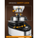 Elektrische Kaffeemühle FOHERE, 200W Upgrade, 18 präzise Mahlgradeinstellungen, 2-14 Tassen einstellbar, Schwarz