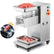 750W Commercial Electric Fresh Meat Cutting Machine, 2.5mm Blade Removable Meat Cutter, 661 Lbs/H 110V Stainless Steel Meat Slicer Shredder Restaurant for Boneless Meat