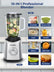 FOHERE Blender for Kitchen, 50 Oz Glass Professional Blenders for Smoothies and Shakes With 1 Tritan Jug, 5 Speeds, 3 Preset Programs, Peak 1300W