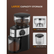 Elektrische Kaffeemühle FOHERE, 200W Upgrade, 18 präzise Mahlgradeinstellungen, 2-14 Tassen einstellbar, Schwarz