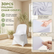 Folding Chair Covers 30Pcs, Stretch Spandex Universal Fitted Slipcovers, Washable Chair Cover Protector for Wedding Party Banquet Holiday Celebration Decoration – White