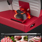 FOHERE Meat Slicer, 200W Electric Food Slicer with 3 Removable 7.5" Stainless Steel Blades and Stainless Steel Tray, Child Lock Protection, Adjustable Thickness, Food Slicer Machine for Meat Cheese Bread