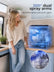 FOHERE Portable Countertop Dishwasher, 1-6H Delay Start, 5+1 Programs, 60-Min Hot Air Drying, 5L Water Tank or Faucet Connection for 2-3 People