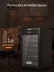 28 Bottles Wine Fridge, 2.4 Cu.ft Wine Cooler Refrigerator with 41-64℉ Digital Temper Control, Black