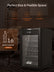 28 Bottles Wine Fridge, 2.4 Cu.ft Wine Cooler Refrigerator with 41-64℉ Digital Temper Control, Black