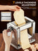 Electric Pasta Maker Machine, Adjustable Thickness Noodle Maker for Spaghetti, Fettuccine, Lasagna & Dumpling Skins | 7-Level Customization, Food-Grade Stainless Steel, Easy Clean