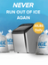 Nugget Ice Maker Countertop, 35Lb Pebble Pellet Ice per Day, 5 Mins Production Time, Auto-Cleaning, Stainless Steel