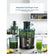 Juicer Extractor, 800W Juicer Machine with 3" Wide Mouth, Easy to Clean, Anti-Slip, Drip-proof, BPA Free, Black.