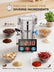FOHERE 700g Electric Grain Mill Grinder, 2500W Stainless Steel Pulverizer for Dry Grains, Spices and Herbs, 270° Swing