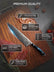 Kitchen Knife Set, FOHERE Knives Set with Magnetic Knife Holder and Sharpener, 7 Pieces Sharp Chef Knife Set with Ergonomic Handle, High Carbon Stainless Steel Knives Set for kitchen