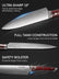 FOHERE 5-Piece Kitchen Knife Set with Ergonomic Pakkawood Handle, Ultra Sharp Chef Knife Set, High Carbon Stainless Steel for Gift