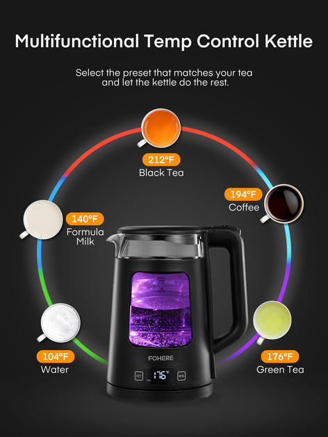 How Much What Temperature Does A Kettle Boil At KRUPS ADJUSTABLE