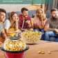 Popcorn Popper, 3.5 Quart Popcorn Machine, 450W Home Hot Oil Popcorn Maker Machine with Stirring Rod