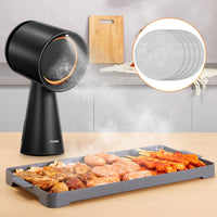 Tragbare Dunstabzugshaube, 3 Stufen mit Doppelfilter, für Wohnmobile, Hot Pot Kochen, Grillluftreiniger