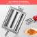 FOHERE 3 In 1 Pasta Maker Attachment for Kitchen Aid Stand Mixer, 7-Level Thickness Adjustable Pasta Roller Attachment for Fettuccine and Linguine