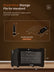 8 Bottles Wine Cooler Refrigerator, Freestanding Wine Cellar with LED Light, Digital Temper Control, Black