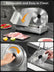 FOHERE Meat Slicer, 250W Deli & Food Slicer with Three 7. 5inch Stainless Steel Blades and Food Tray, for Bread Fruit Vegetable ,Silver