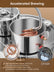 Biergärtank 50 Liter, 3 Edelstahlkessel Brauset mit Thermometer, Wasserpumpe, für DIY Wasser, Brandy, ätherisches Öl