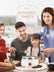 FOHERE Smores Maker für Tischplatte Indoor, mit 4 abnehmbaren Tabletts & 4 Röstgabeln, Geschenk, Weiß