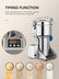 Grain Mill Grinder Electric 2500g, Swing Herb Mill Grinder for Dry Spice Herbs