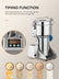 Grain Mill Grinder Electric 2500g, Swing Herb Mill Grinder for Dry Spice Herbs