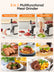Electric Meat Grinder, 3200W Max Heavy Duty Stainless Steel Meat Mincer with 2 Blades, 3 Grinding Plates, 3 Sausage Stuffer Tubes & Kubbe Kit for Home & Kitchen & Deer Meat Processing Using