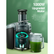Juicer Machine 1000W, Juice Extractor, 3" Feed Chute for Whole Fruit Vegetable, Easy to Clean