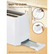 2 Slice Toaster, 700W Bread Toaster, with 6 Bread Shade Settings, Removable Crumb Tray, for Bread Waffle, Under Base Cord Storage, White