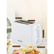 2 Slice Toaster, 700W Bread Toaster, with 6 Bread Shade Settings, Removable Crumb Tray, for Bread Waffle, Under Base Cord Storage, White