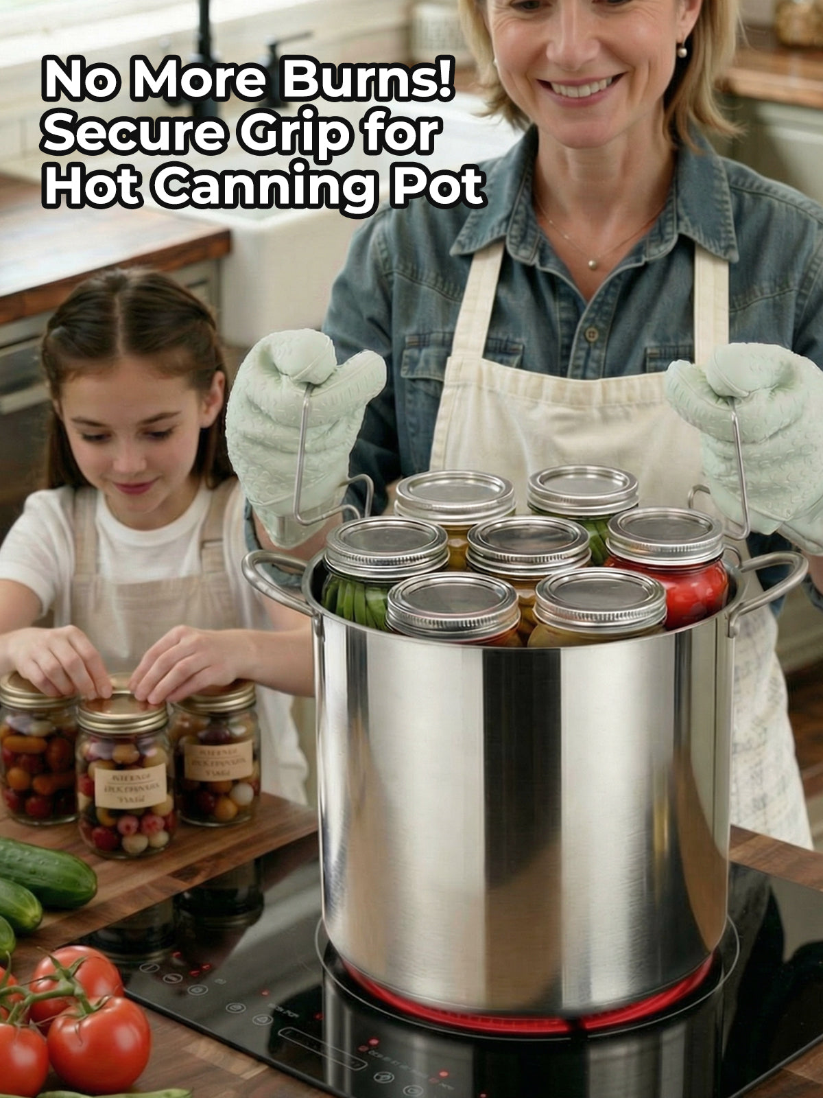 Canning Supplies Starter Kit, 21.5QT 11PCS Canning Pots for Beginners, Water Bath Canner with Funnel