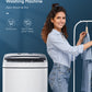 Full Automatic Washing Machine, FOHERE 1.5Cu.Ft 11lbs Capacity Portable Machine, 8 Programs 10 Water Levels Energy Saving Top Load Washer for Apartment Dorm