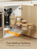 FOHERE Pull Out Cabinet Organizer 11.6" x 21", Slide Out Cabinet Organizer for Kitchen Organizers and Storage, Slide Out Drawers for Kitchen Cabinets